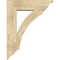 Ekena Millwork Thorton Traditional Rough Sawn Bracket w/ Offset Brace, Douglas Fir, 8"W x 28"D x 36"H BKT0806X28X36THR01RDF - alternate 3